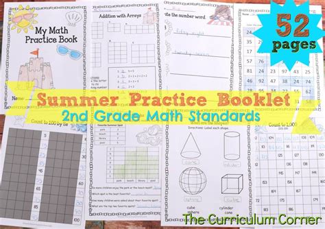 2nd Grade Standards Summer Math Practice The Curriculum Corner 123