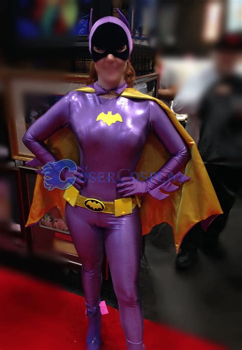 Batman Costume Batgirl Shiny Spandex Cosercosplay