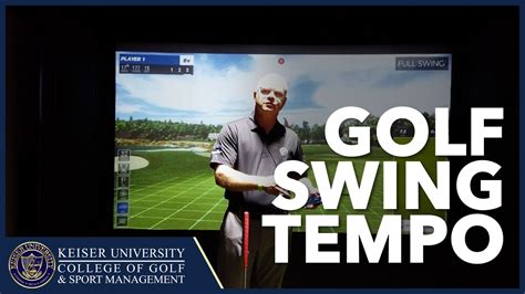 Golf Swing Tempo Drill Youtube