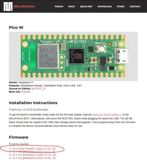 How To Install Micropython Firmware On Raspberry Pi Pico