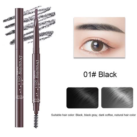 Jual COD Drawing Eyebrow Pencil Pensil Alis Drawing Alis Sikat 2 In