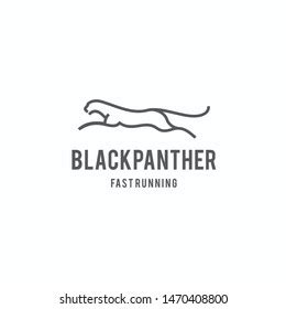 Black Panther Logo Design Template Inspiration Stock Vector (Royalty ...