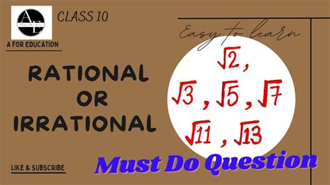 Prove That Root 3 Is Irrational Number Irrational Numbers For Class 7