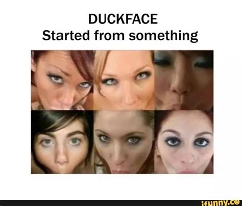 Duck Face Origin Meme