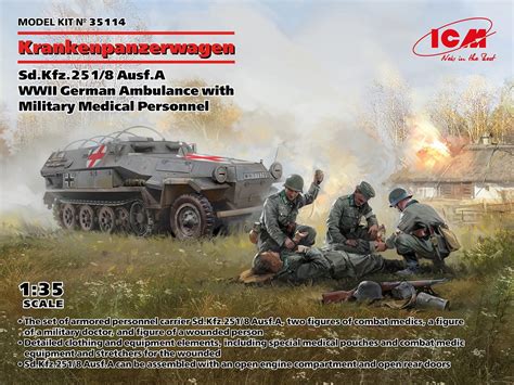 SOON ON SALE! Krankenpanzerwagen Sd.Kfz.251/8 Ausf.A WWII German ...