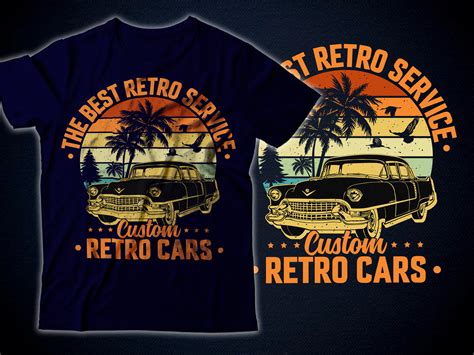 Retro Vintage Car T Shirt Designs Graphic By Tshirt Designss1