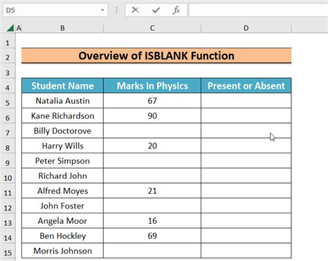 How To Use ISBLANK Function In Excel 3 Examples ExcelDemy