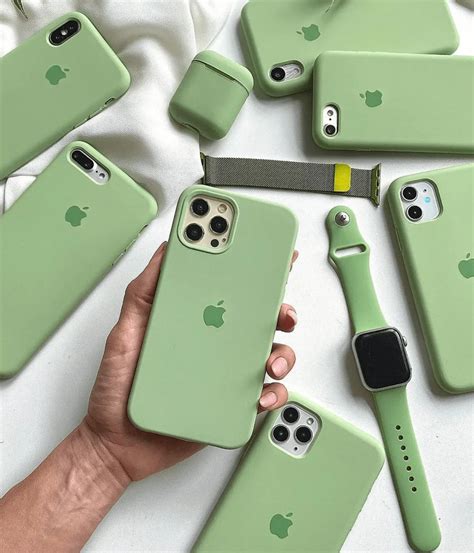 Buy Iphone Liquid Silicone Case Pistachio Green