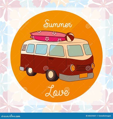 I Love Summer Holidays Stock Vector Illustration Of Light 60225601