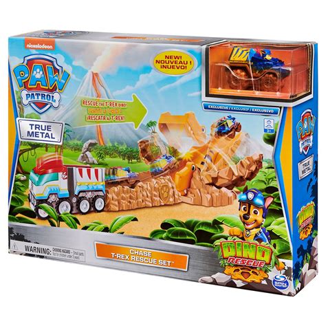 LA PAT PATROUILLE VEHICULE FIGURINE DELUXE REX DINO RESCUE Paw Patrol