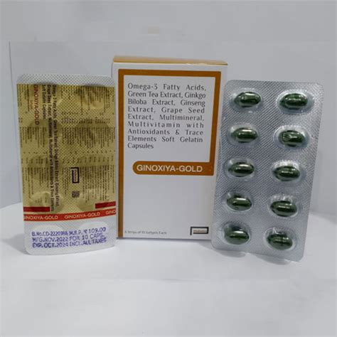 Ginoxiya Gold Softgel Capsules Aclivia Healthcare Pvt Ltd