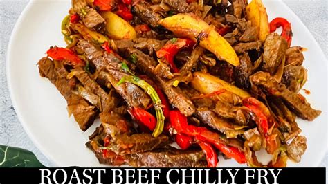 Goan Roast Beef Chilly Fry Recipe Beef Chili Fry Recipe Easy Beef Chilly Fry By Natasha