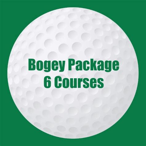 Bogey Package - 6 Course Pack - Wisconsin Classic Golf Tour