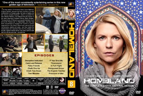 Homeland - Season 8 (2020) R1 Custom DVD Cover & Labels - DVDcover.Com