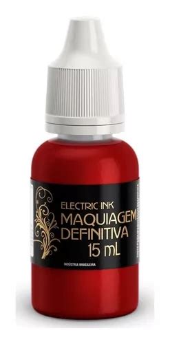 Pigmento 15 Ml Electric Ink Vermelho Vivo Para Lábios Parcelamento