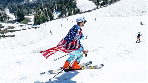 Huge Crowds Mob Tahoe For A Festive Speedo Clad Close Of Skiing Season