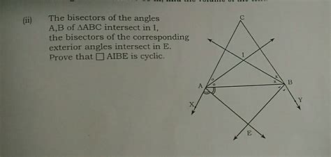 In A Parallelogram ABCD The Bisectors Of Angles At B And C Intersect