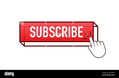 Subscribe Button For Marketing Design Live Streaming Button Vector