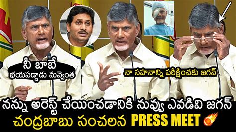 Chandrababu Serious On CM YS Jagan Chandrababu Press Meet TDP Vs