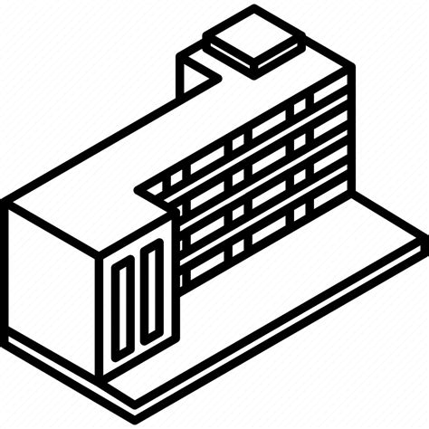 Building Isometric Architecture City Icon Download On Iconfinder