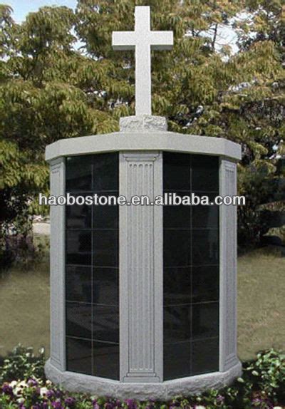 Cross Design Funeral Columbarium Grey Columbarium Niche High Quality