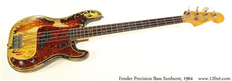 Fender Precision Bass Sunburst, 1964 | www.12fret.com