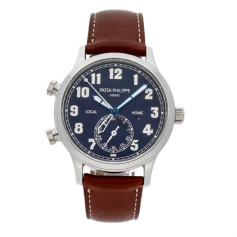 Patek Philippe Calatrava Pilot Travel Time Mm G K White