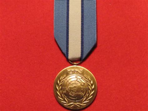 Full Size United Nations Un Cyprus Medal With Ribbon In Mint Condition