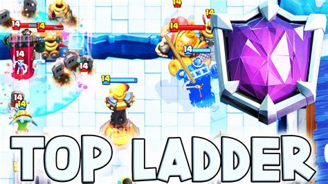 Top Ladder With The Best Goblin Drill Deck In Clash Royale 🏆 Youtube