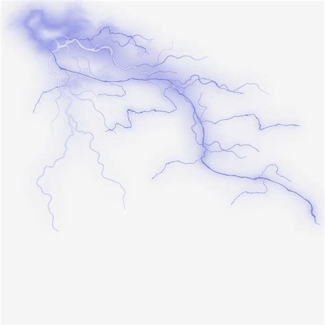 Lightning And Thunder Png Transparent Purple Strong Twig Linear