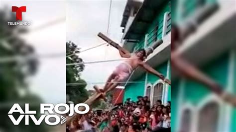 Hombre Se Salva De Morir Electrocutado Mientras Interpretaba A Cristo