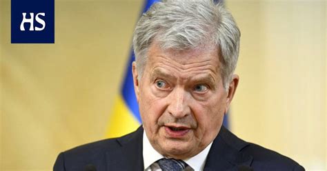 Europe President Niinist Expects Unanimous Support For Ukraine From