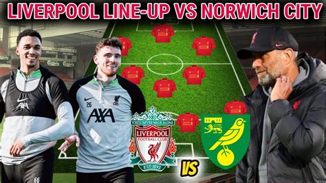 Liverpool Vs Norwich City Liverpool Predicted Xi Vs Norwich City