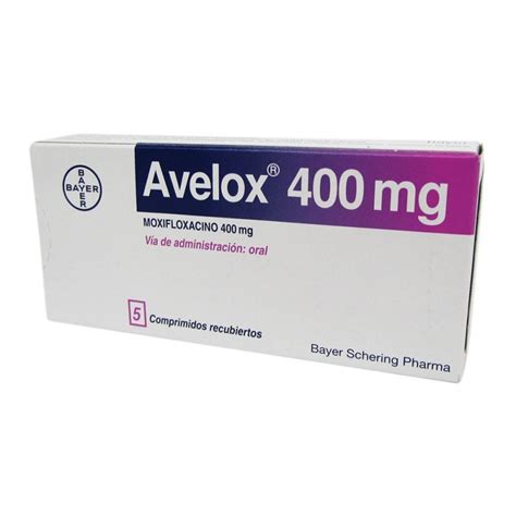 Avelox 400 Mg 5 Tabletas A