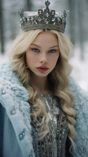 Premium Ai Image Fantasy Character Princess Character Snow Queen