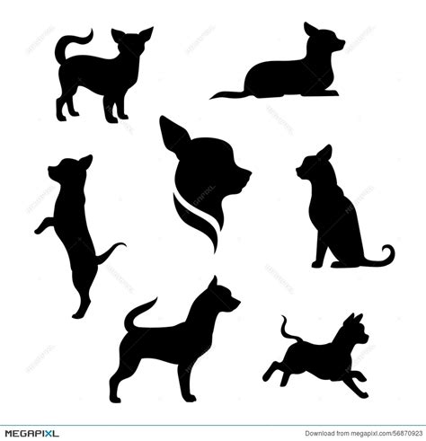 Chihuahua Silhouette Vector at GetDrawings | Free download