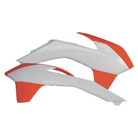 Acerbis Radiator Scoops 16 KTM Orange White For KTM 300 XC W E Start