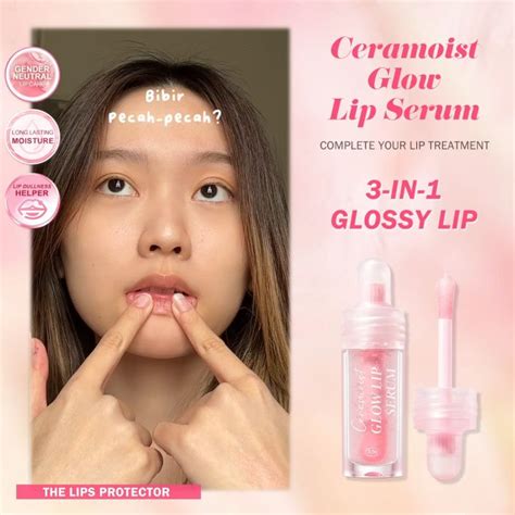 Bnb Korean Barenbliss Ceramoist Glow Lip Serum In Glossy Tinted Plump