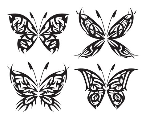 Tattoo Design Butterfly Tribal