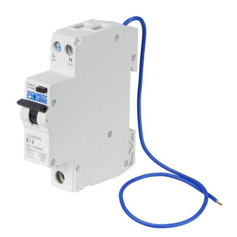 Proteus A Single Pole Module B Curve Ka Ma Type Ac Compact Rcbo