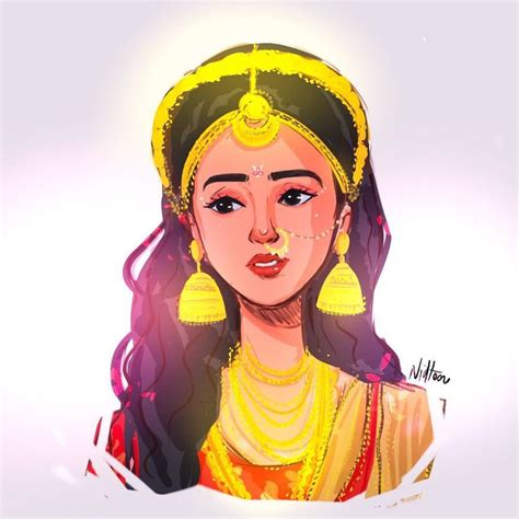 NIDHI DRAWS Nidtoons Instagram Photo Krishna Radha Painting