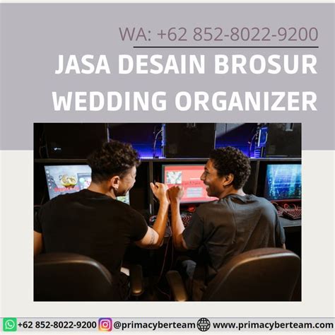 WA 62 9200 Jasa Desain Brosur Wedding Organizer