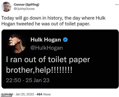 Hulk Hogan Sends Out Surprising Tweet Asking For Help After Running Out