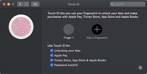 Use Touch Id On Your Mac Apple Support