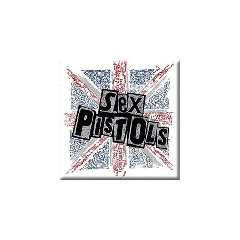 SEX PISTOLS MAGNET Union Jack Logo Band Album Cover