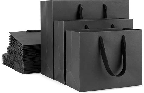 Eusoar T Wrap Bags Bulk 30pcs Black Heavy Duty Reusable