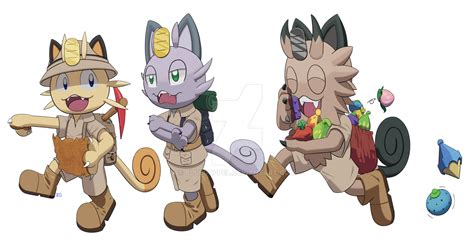 Meowths Explorers By Bluedoppel On Deviantart