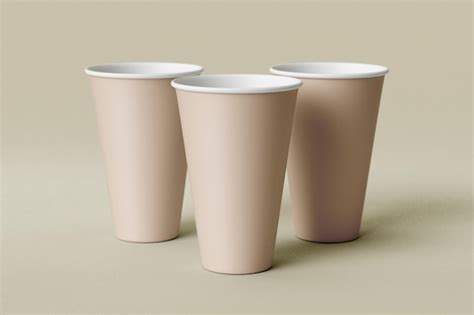 Premium Psd Coffee Paper Cup Psd Mockup