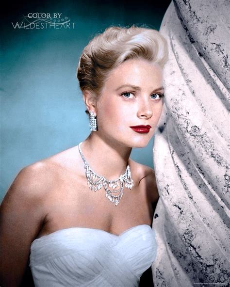 Grace Kelly In A Promo For To Catch A Thief 1955 Rcolorization