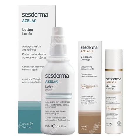 Sesderma Azelac RU Gel Cream Azelac ZESTAW Krem Żel depigmentujący 50